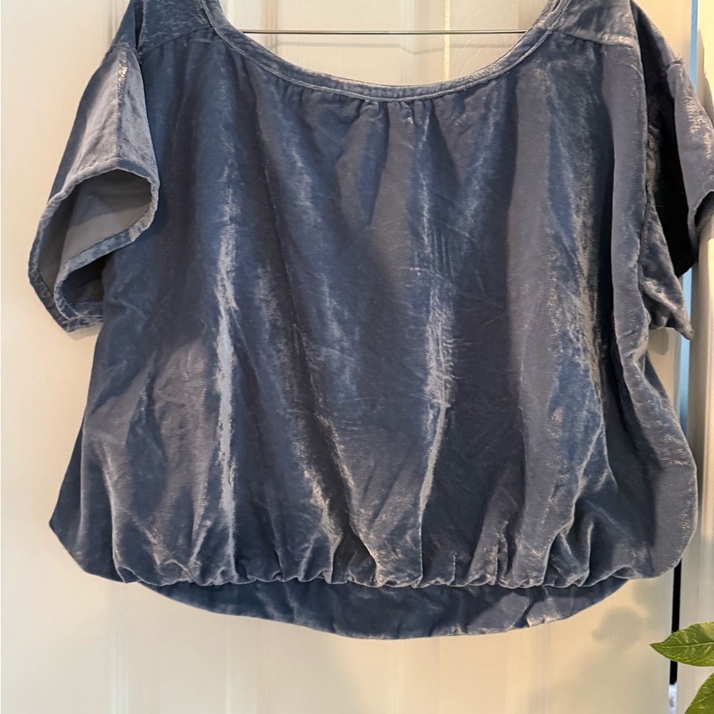 Elegant Blue Women's Top